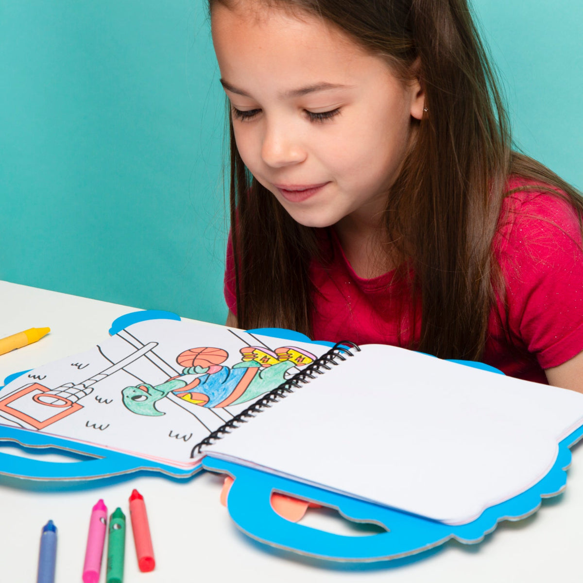 OMY Super Colouring & Stickers Book - Dino