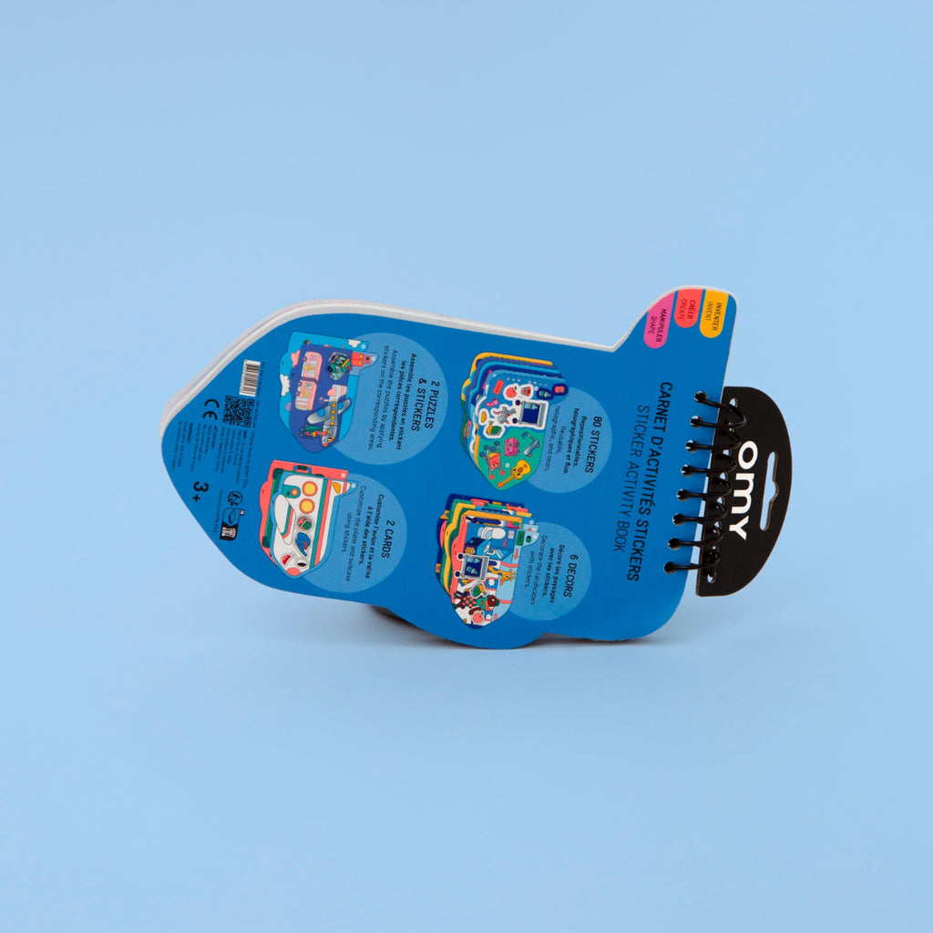OMY Sticker Activity Book - Vroom