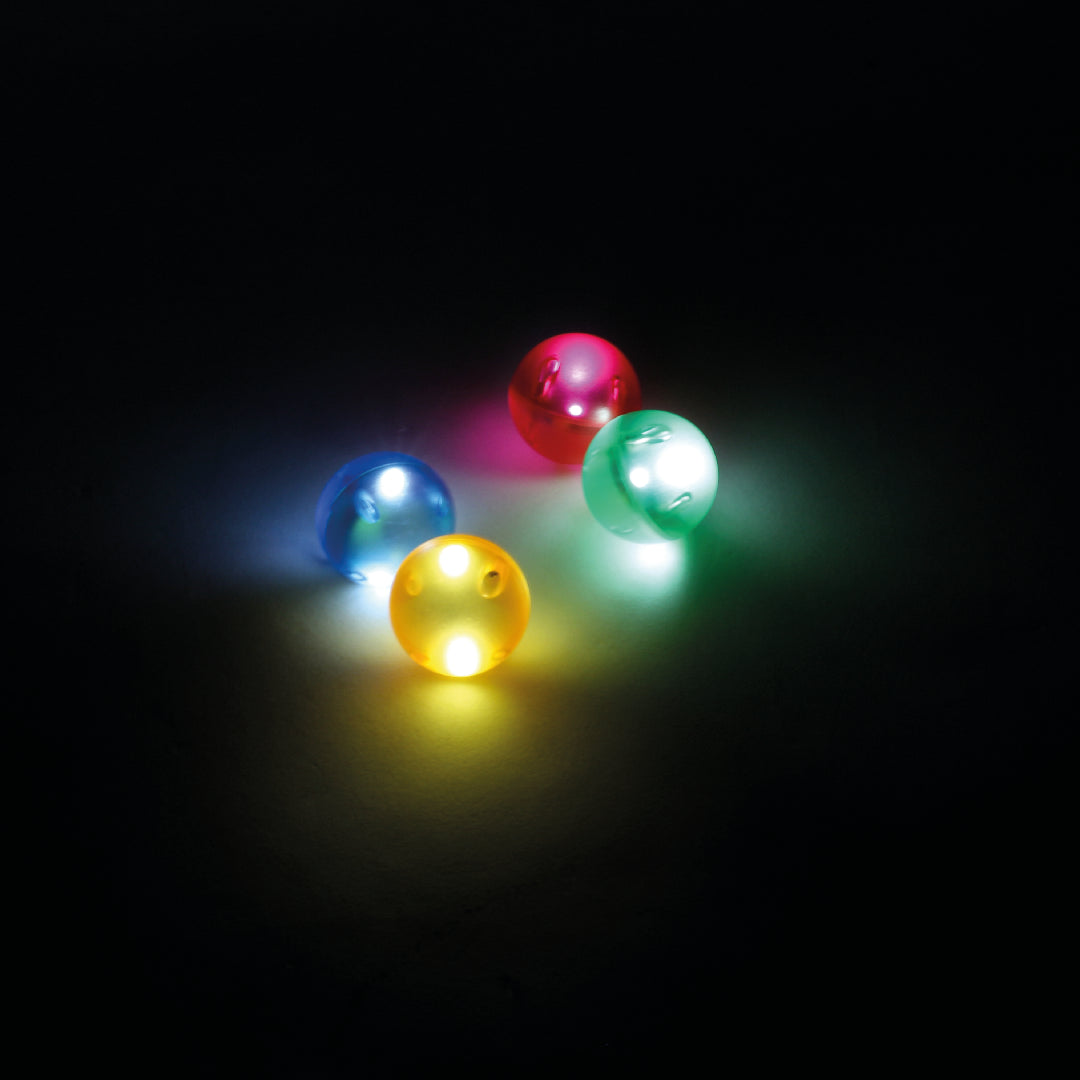 CleverClixx Ball Run Dazzling Lights Pack Intense 100 pieces - Binky