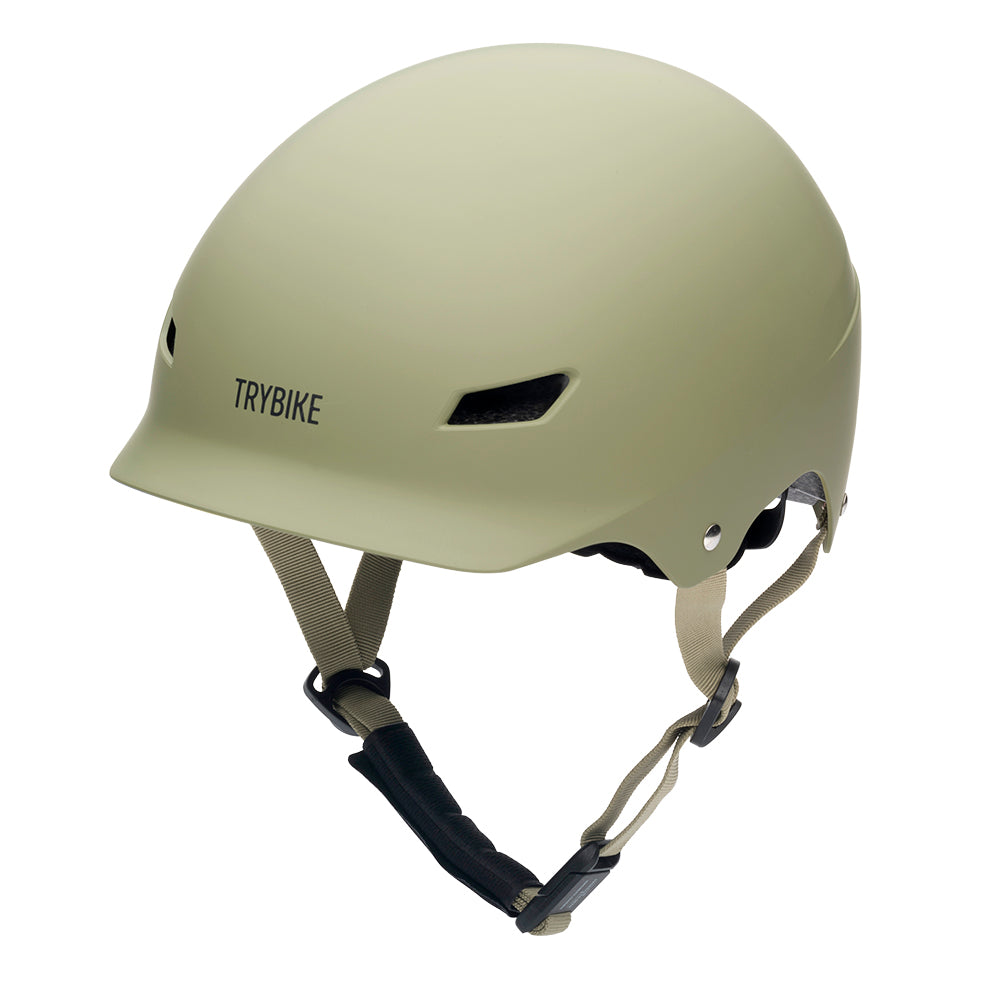 Trybike x CoConuts - Matte Green Helmet Small/Medium - Binky