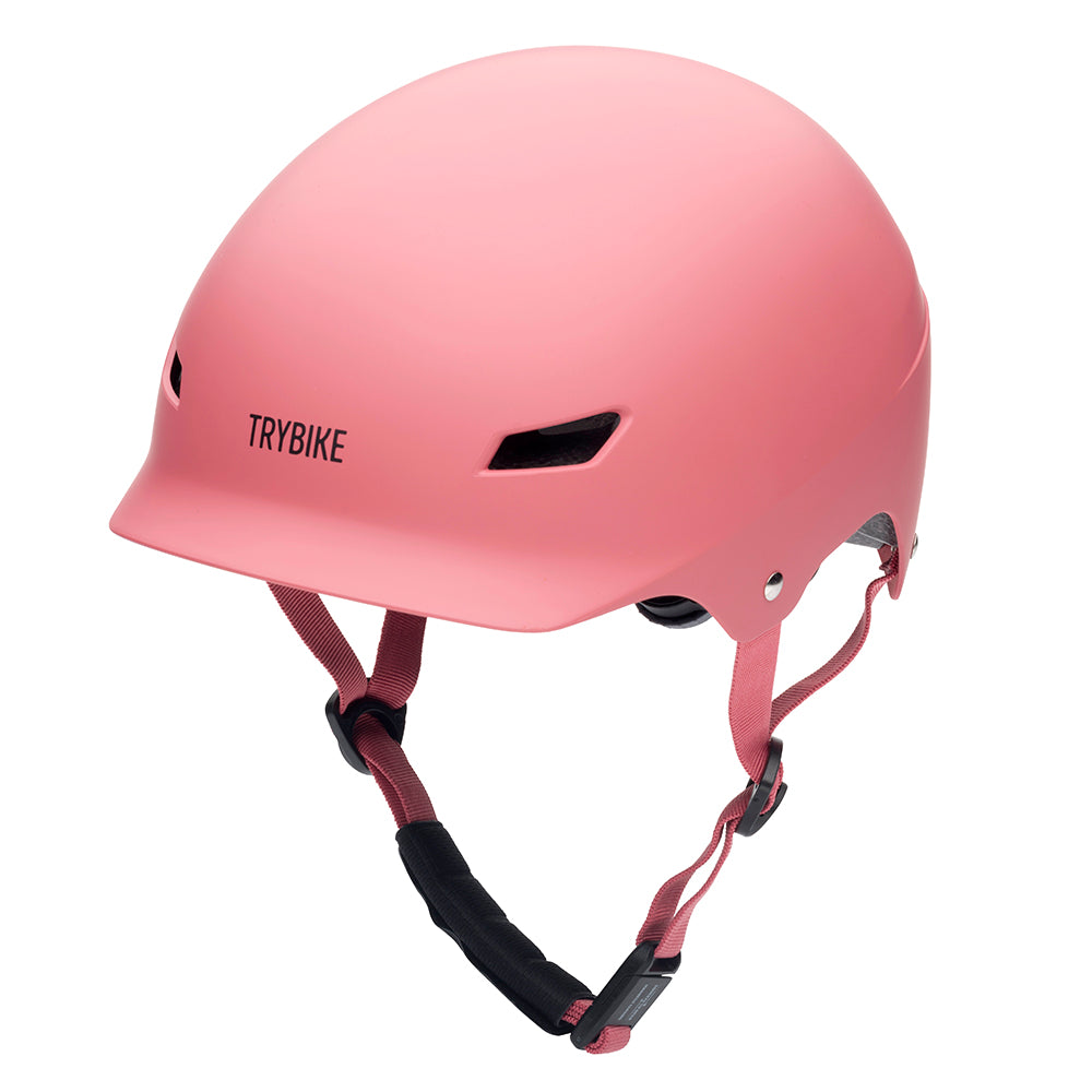 Trybike x CoConuts - Matte Pink Helmet Small/Medium - Binky