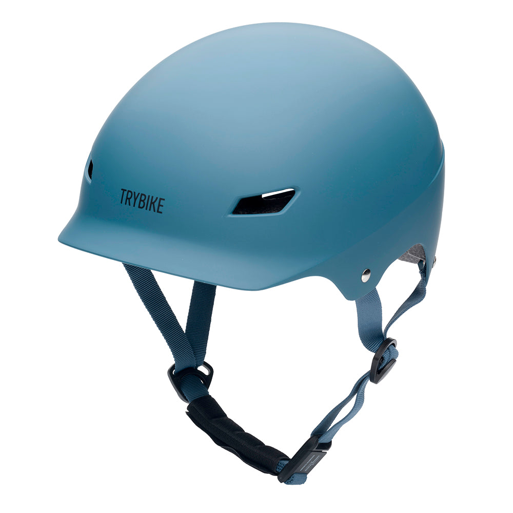 Trybike x CoConuts - Matte Blue Helmet Small/Medium - Binky