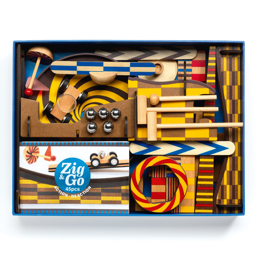 Djeco - Zig & Go Wroom 45 pcs - Binky