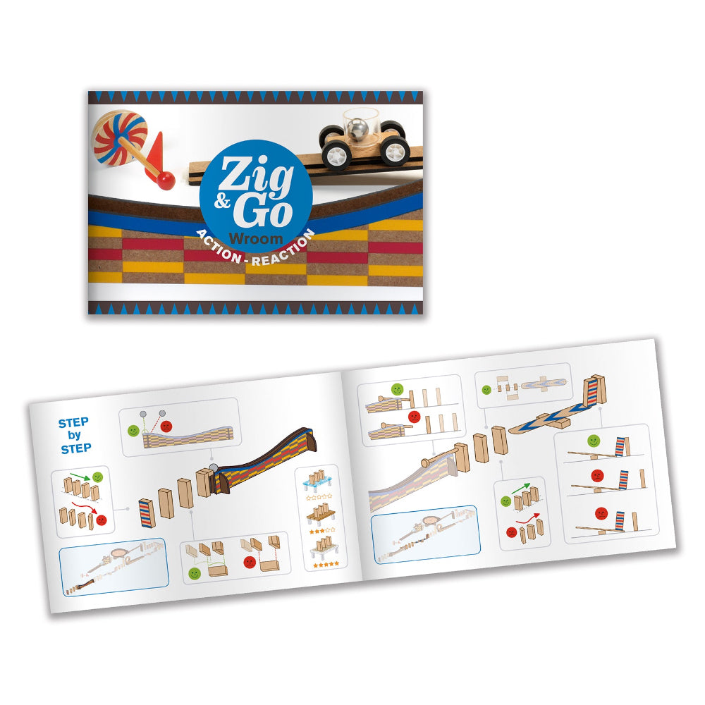 Djeco - Zig & Go Wroom 45 pcs - Binky