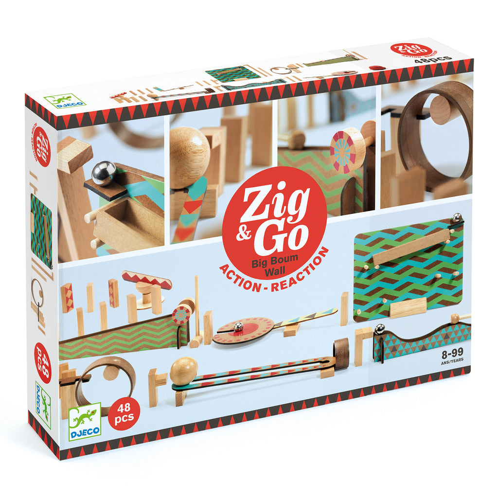 Djeco - Zig & Go Big Boom 48 pcs - Binky