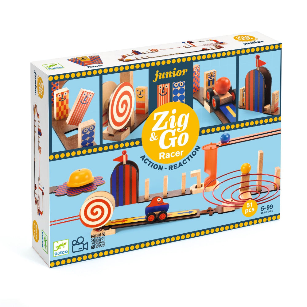 Djeco - Zig & Go Junior Racer - 51 pcs - Binky
