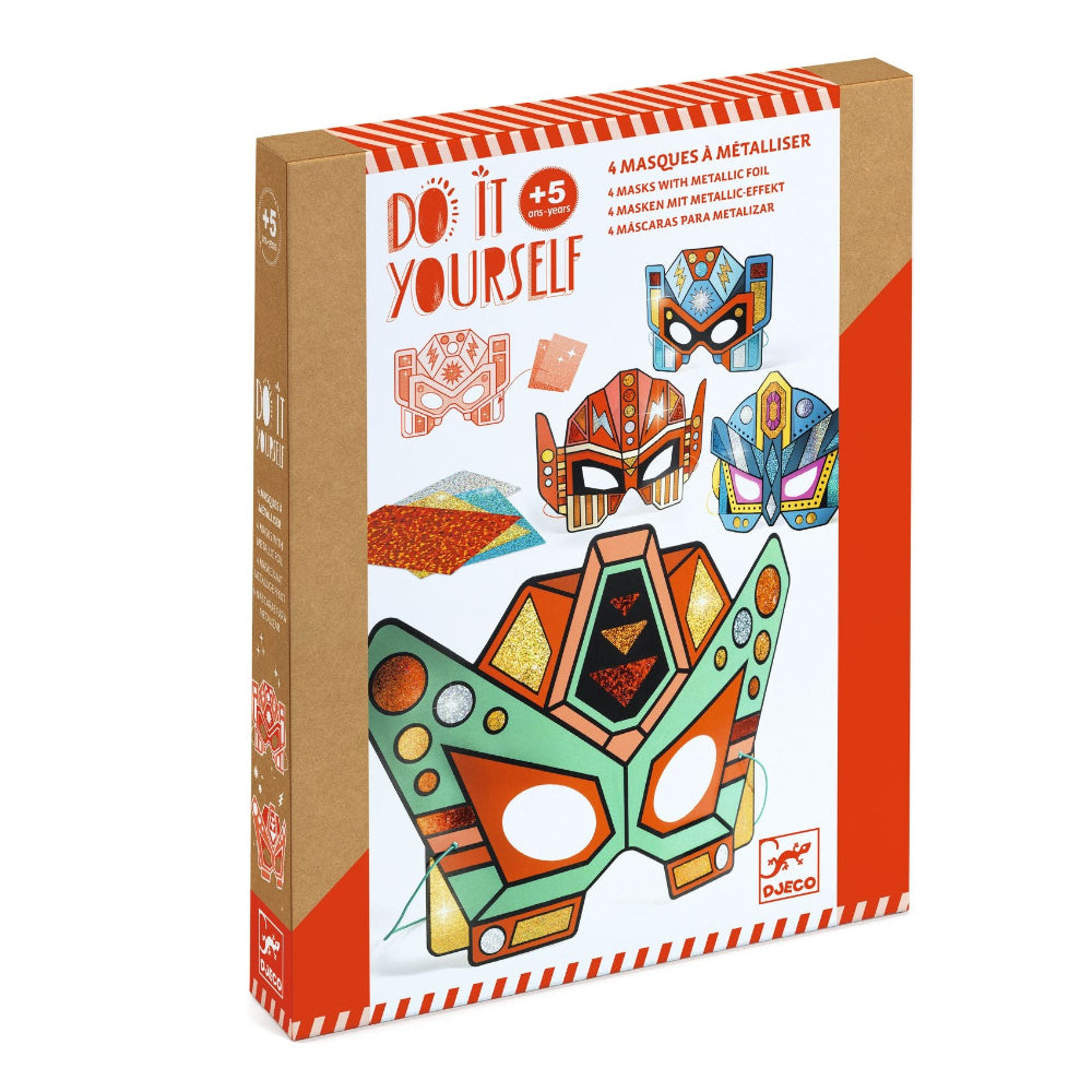 Djeco - DIY masks- Super Robots - Binky