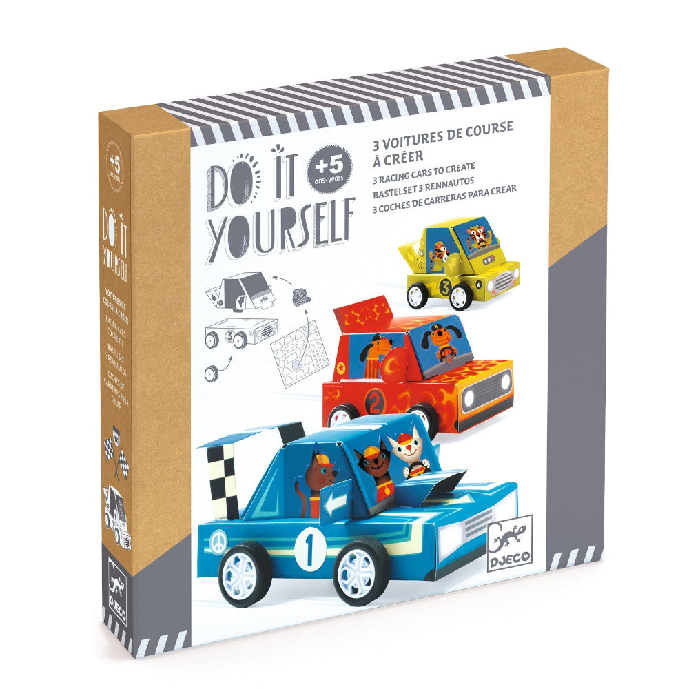 Djeco - DIY cars - Grand Prix - Binky