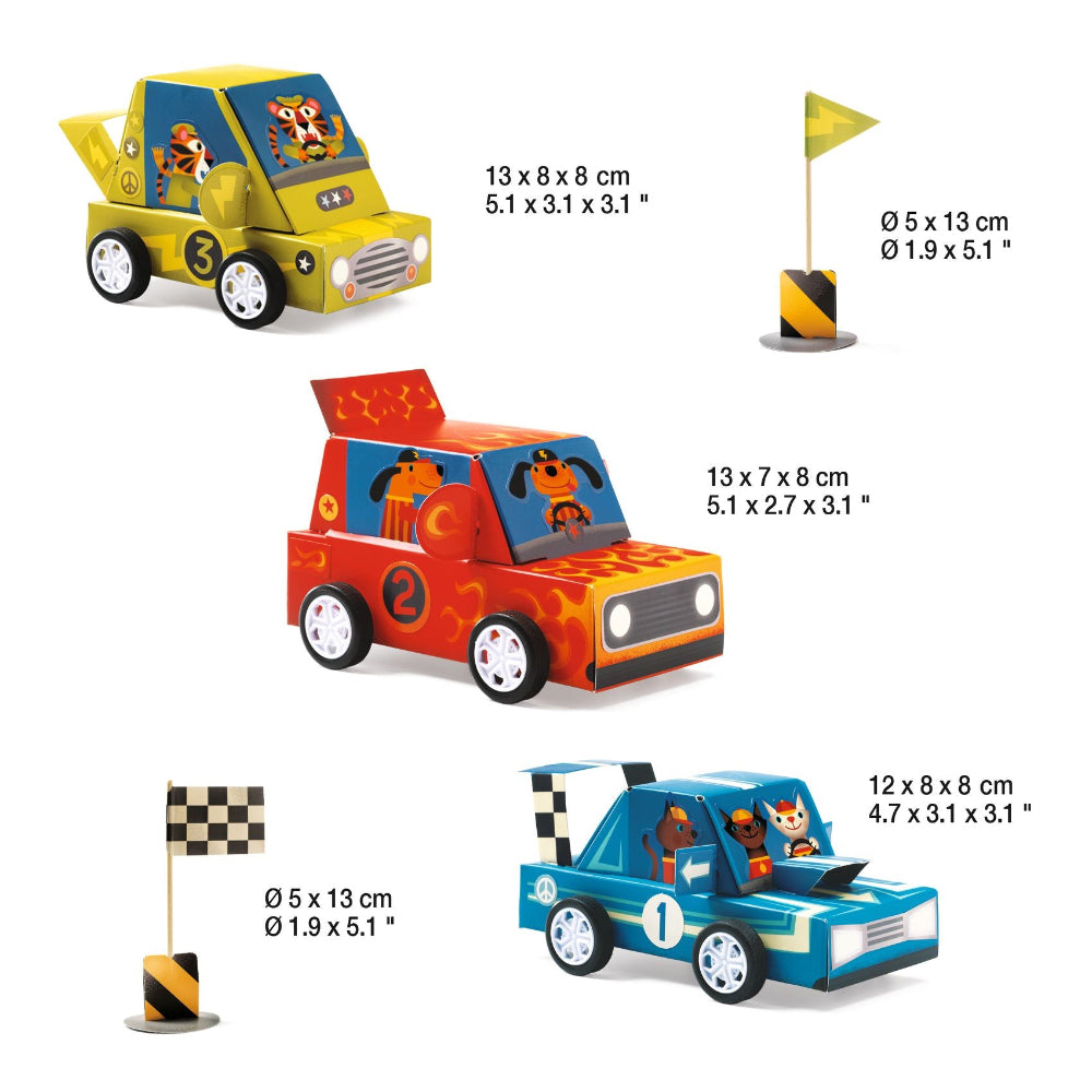 Djeco - DIY cars - Grand Prix - Binky