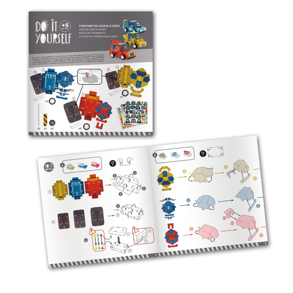 Djeco - DIY cars - Grand Prix - Binky