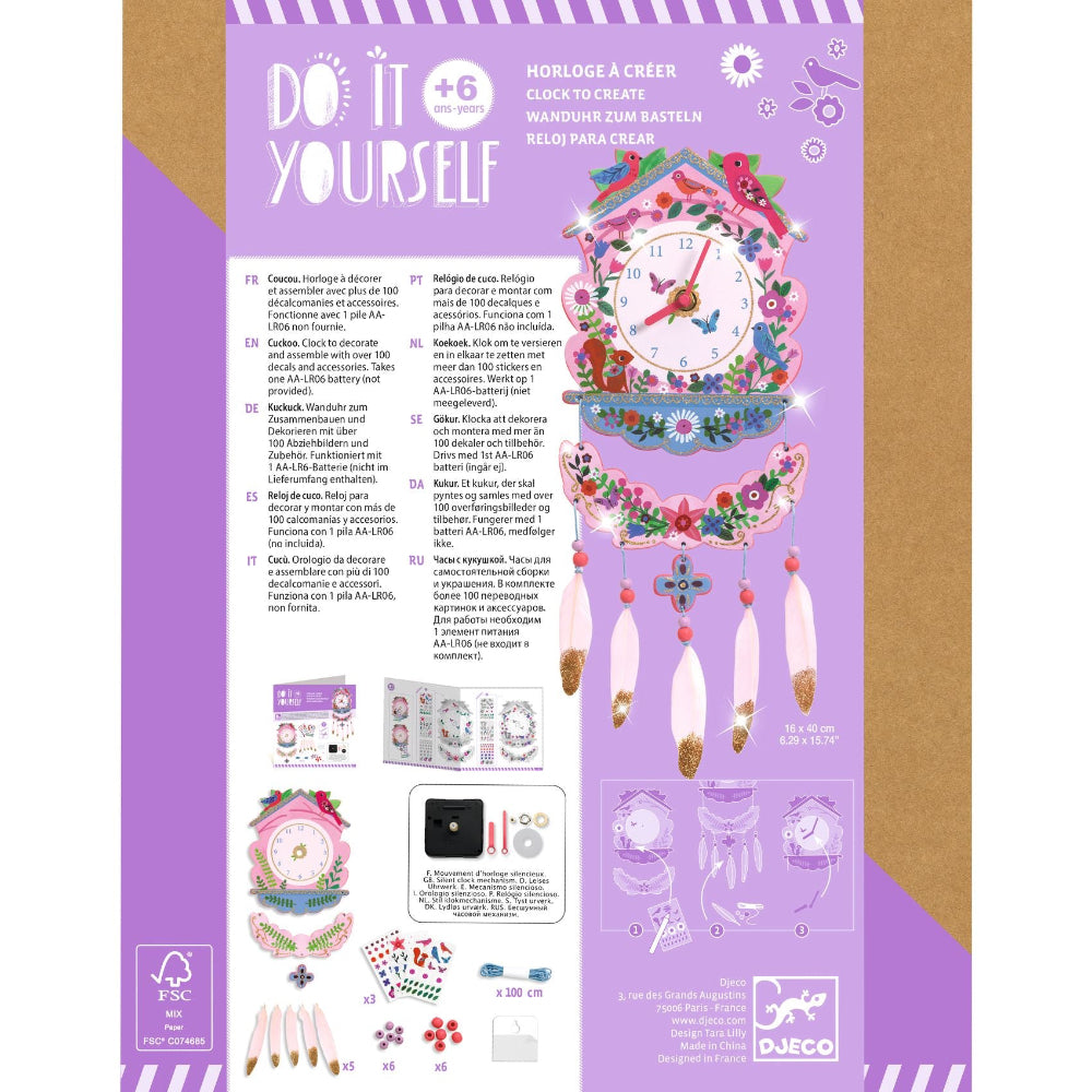 Djeco - DIY Cuckoo Clock - Binky