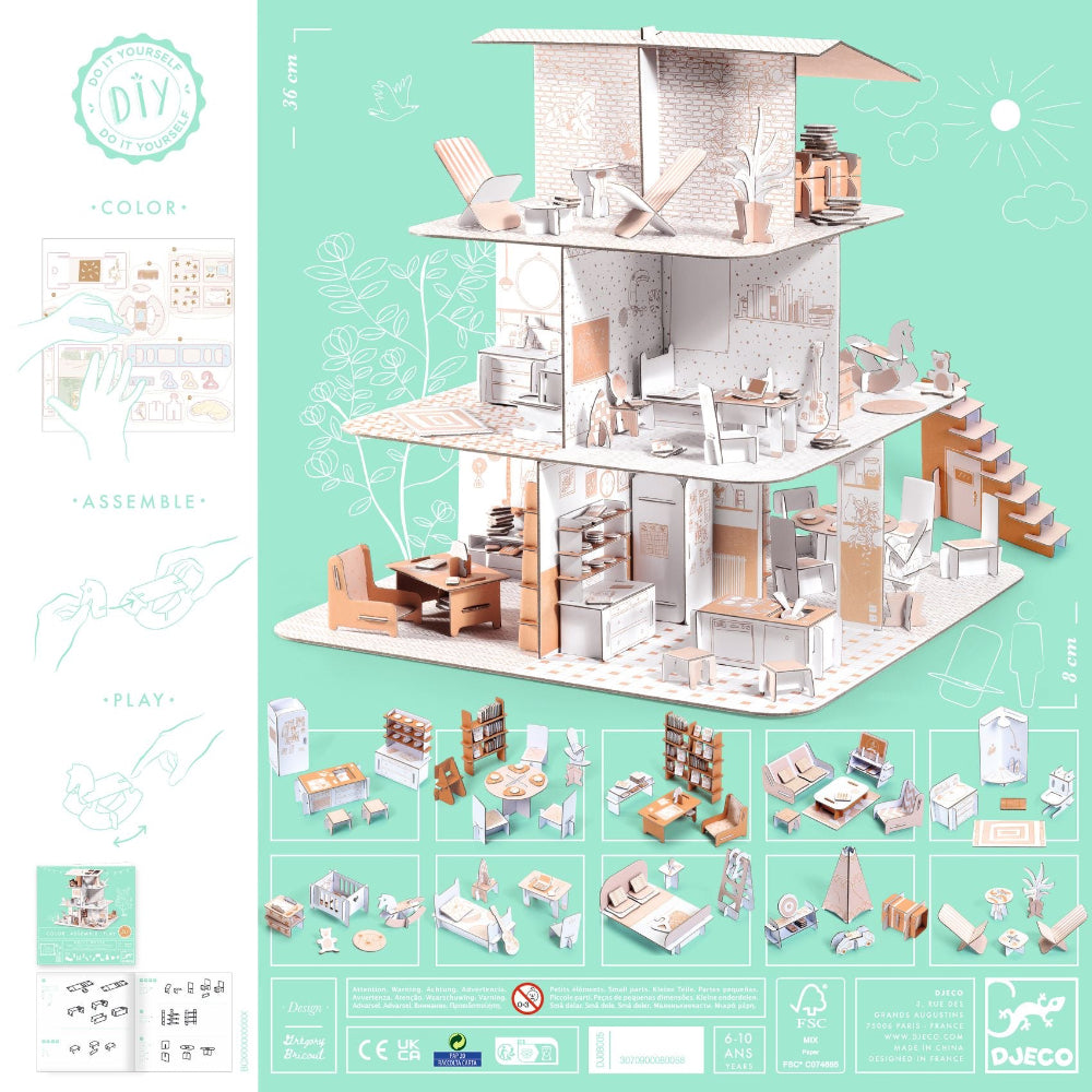 Djeco - DIY Dolls house - Binky