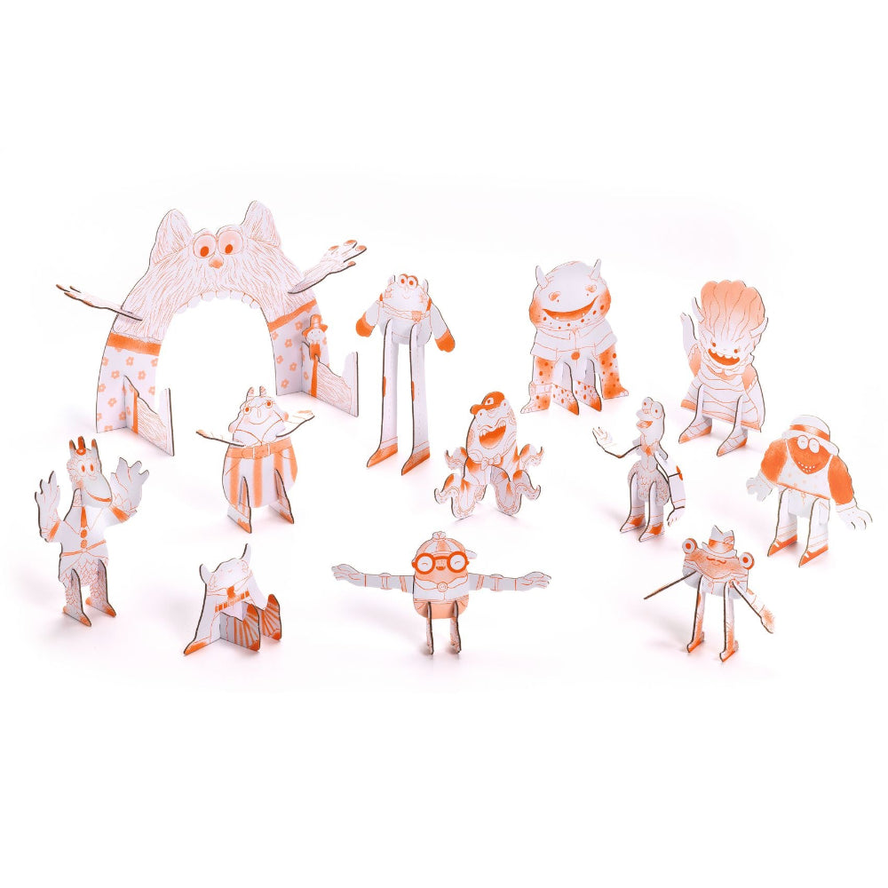 Djeco - DIY Animals - Team Monsters. - Binky