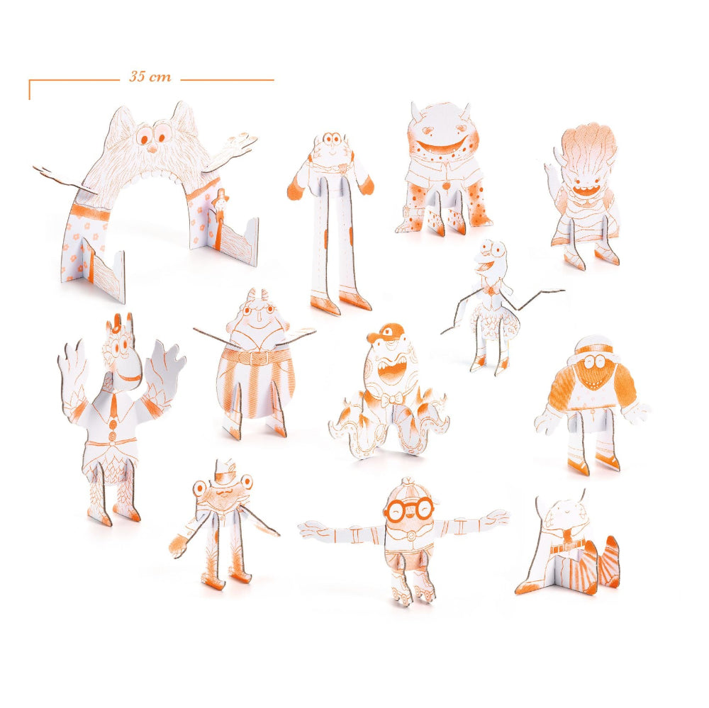 Djeco - DIY Animals - Team Monsters. - Binky