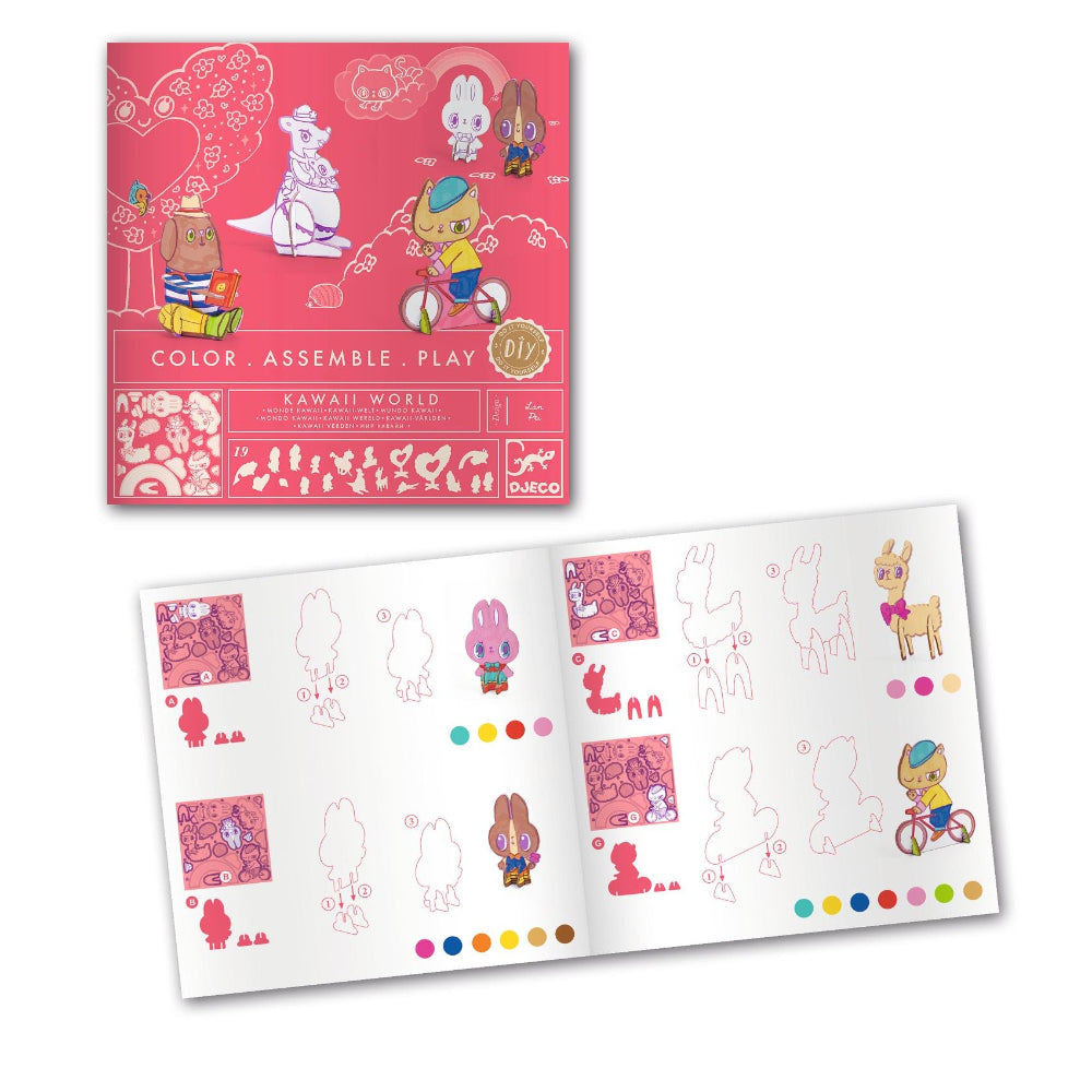 Djeco - DIY Animals - Kawaii World - Binky