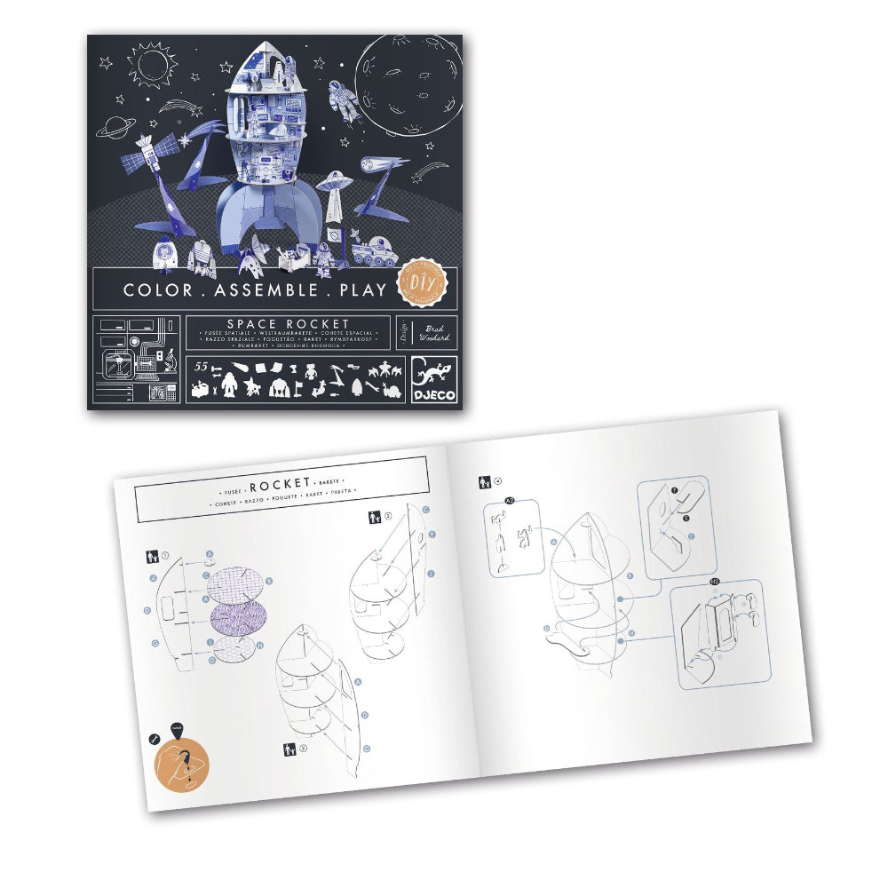 Djeco - DIY Space Rocket - Binky