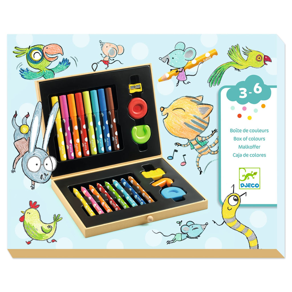 Djeco - Box of colours for toddlers - Binky