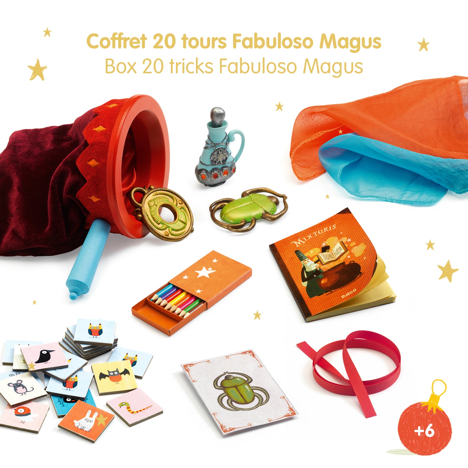 Djeco Fabuloso Magus 20 Trick Magic Set