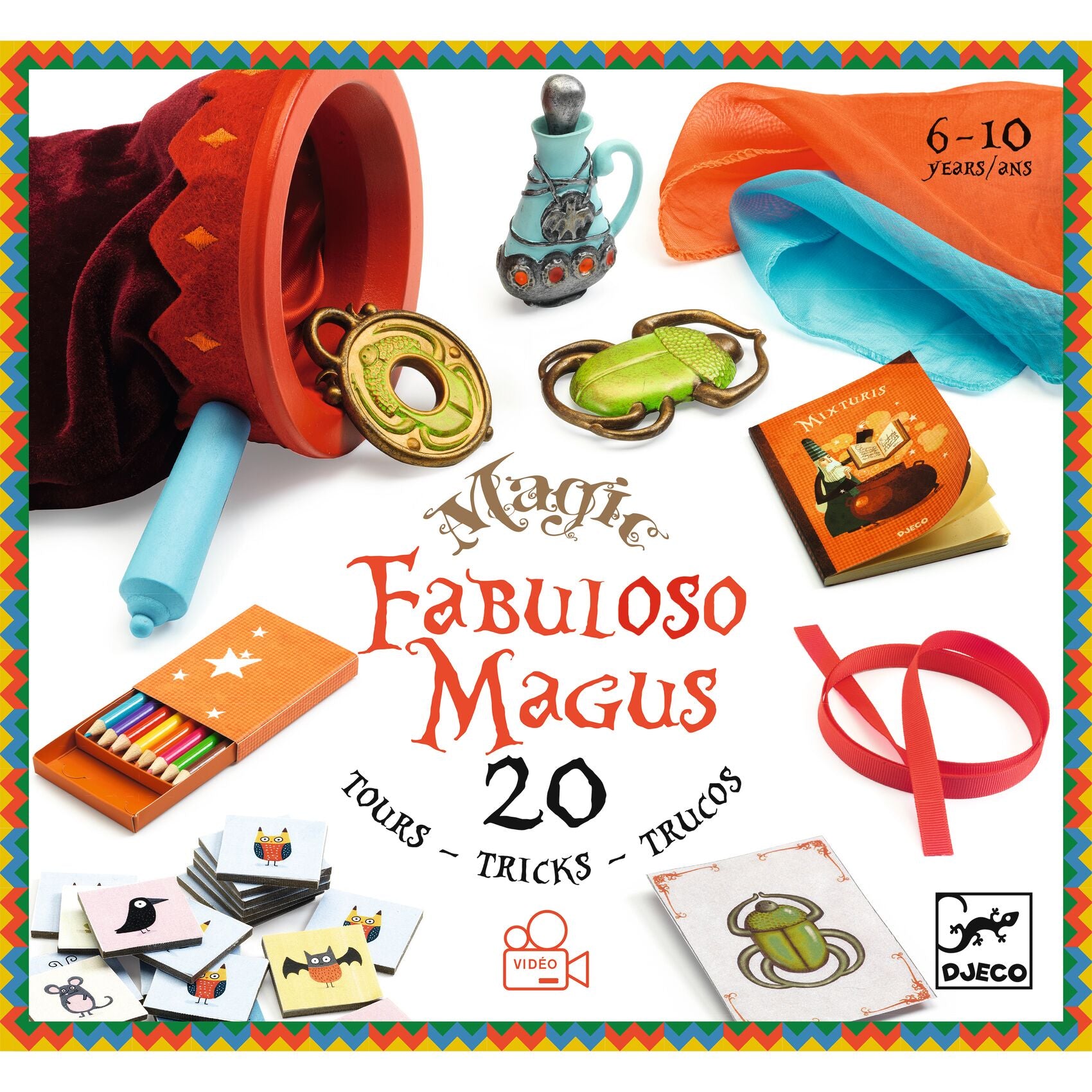Djeco Fabuloso Magus 20 Trick Magic Set