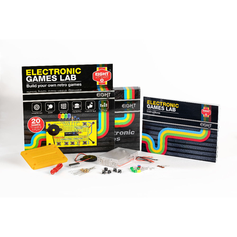 EIGHT Build Your Own Kit - Electronic Games Lab