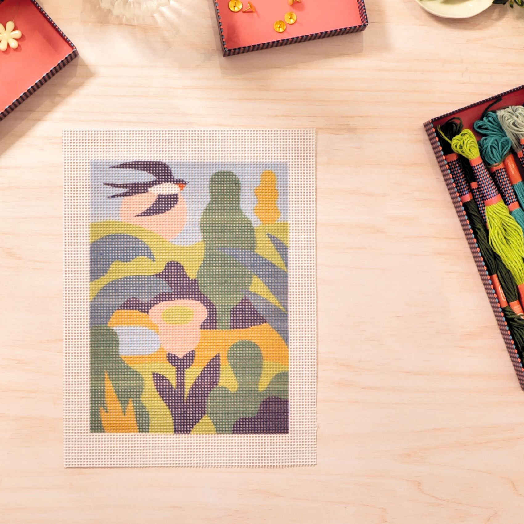 Djeco Atelier 65 Canvas Needlepoint