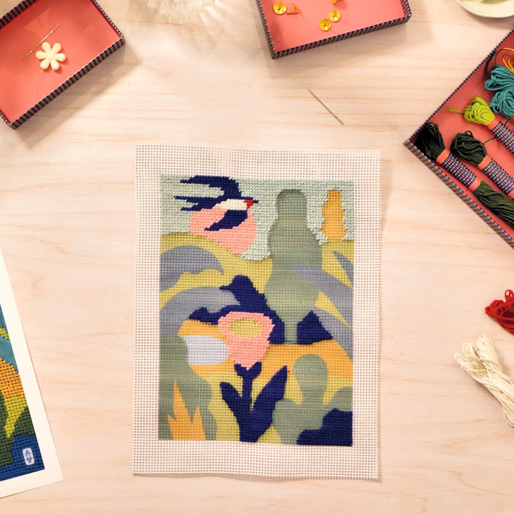 Djeco Atelier 65 Canvas Needlepoint