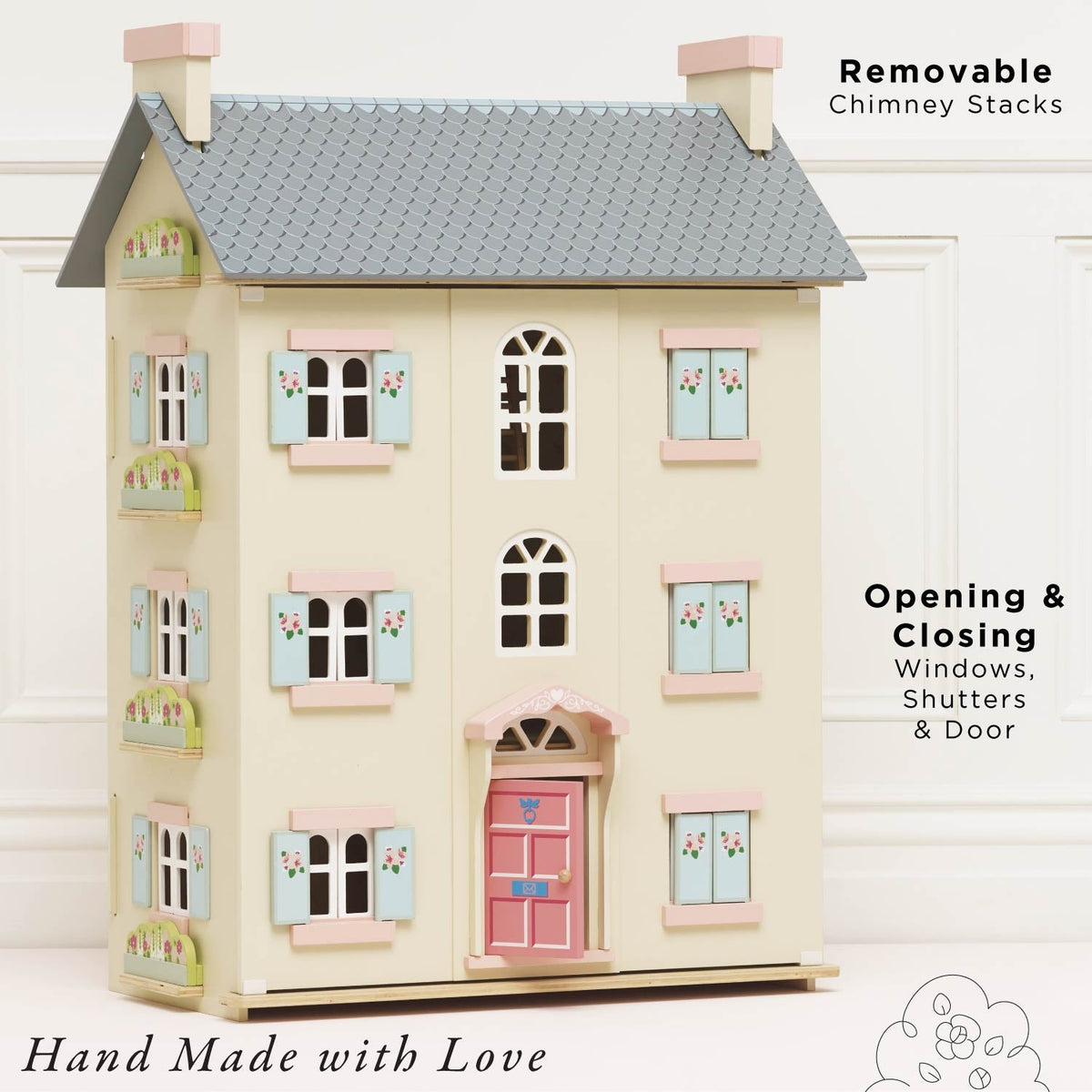 Le Toy Van Cherry Tree Hall Wooden Dolls House