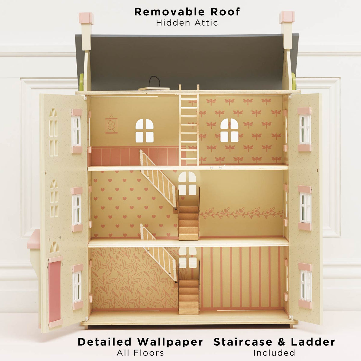 Le Toy Van Cherry Tree Hall Wooden Dolls House