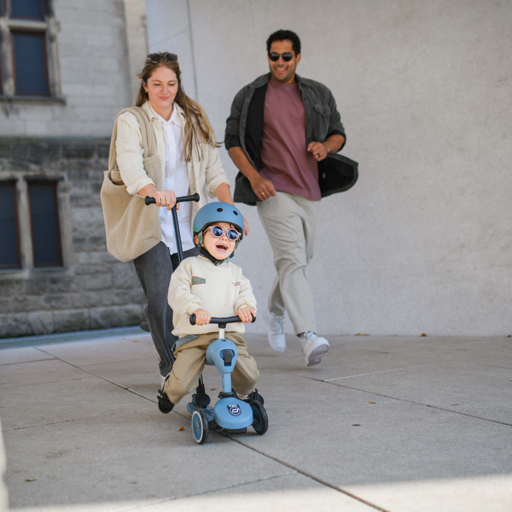 Scoot & Ride Highwaykick 1 Push & Go - Steel - Binky