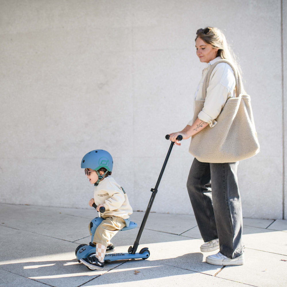 Scoot & Ride Highwaykick 1 Push & Go - Steel - Binky