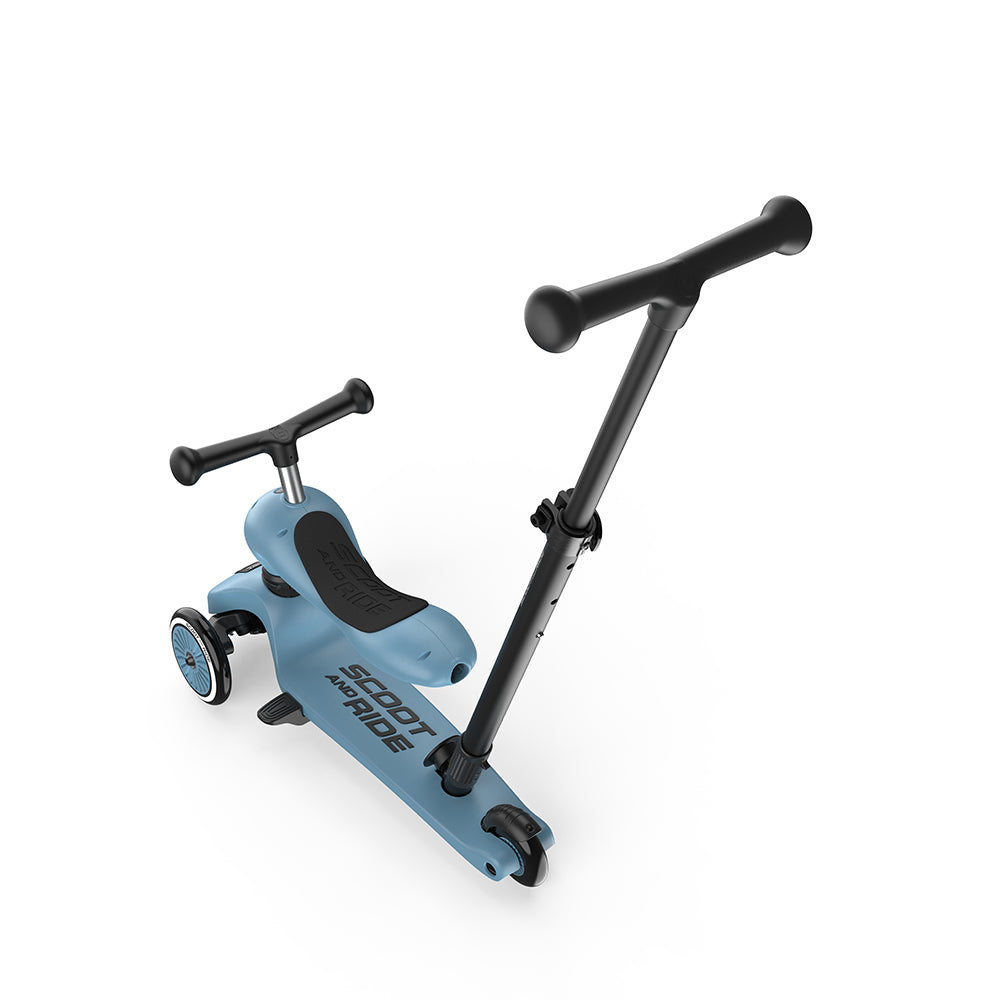 Scoot & Ride Highwaykick 1 Push & Go - Steel - Binky