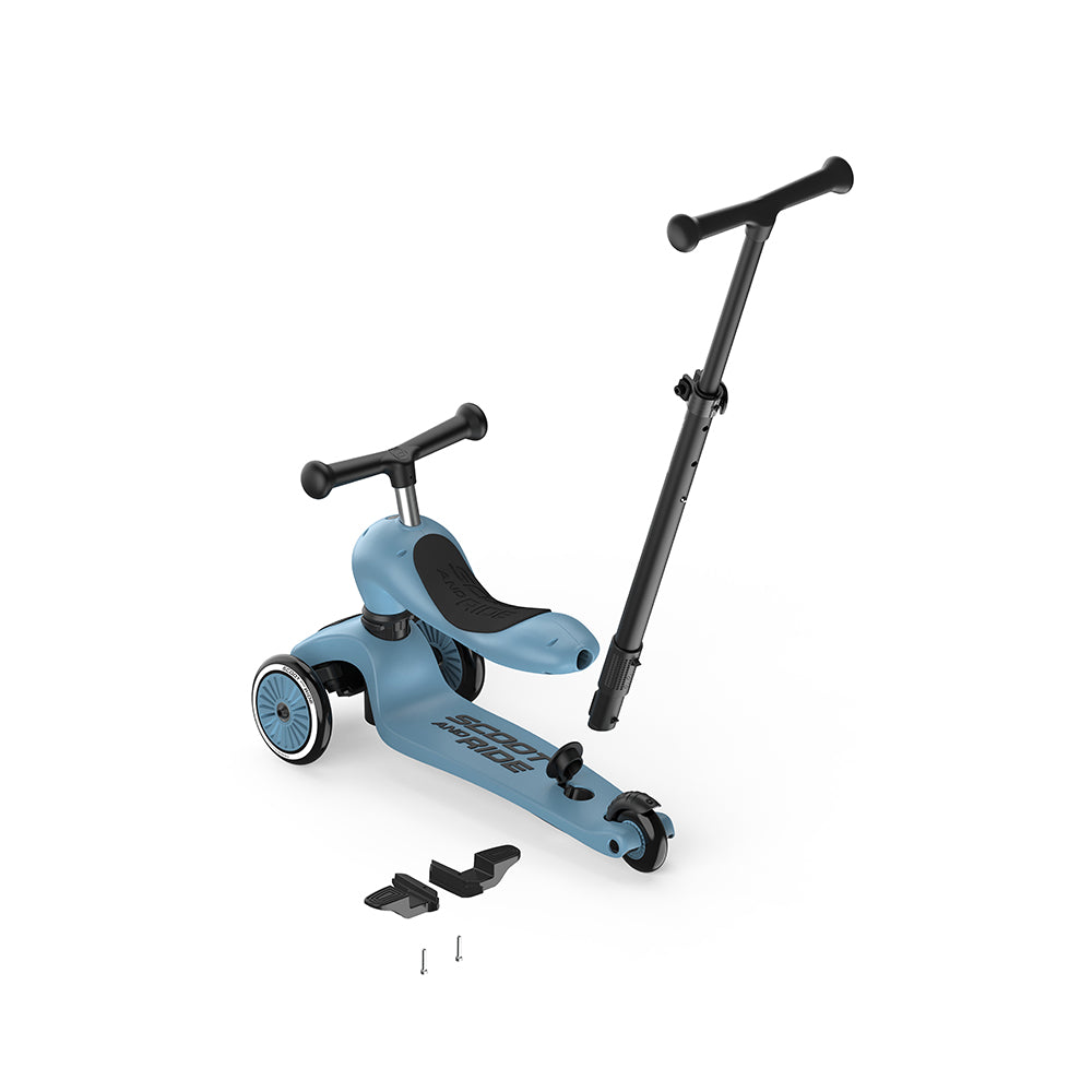 Scoot & Ride Highwaykick 1 Push & Go - Steel - Binky