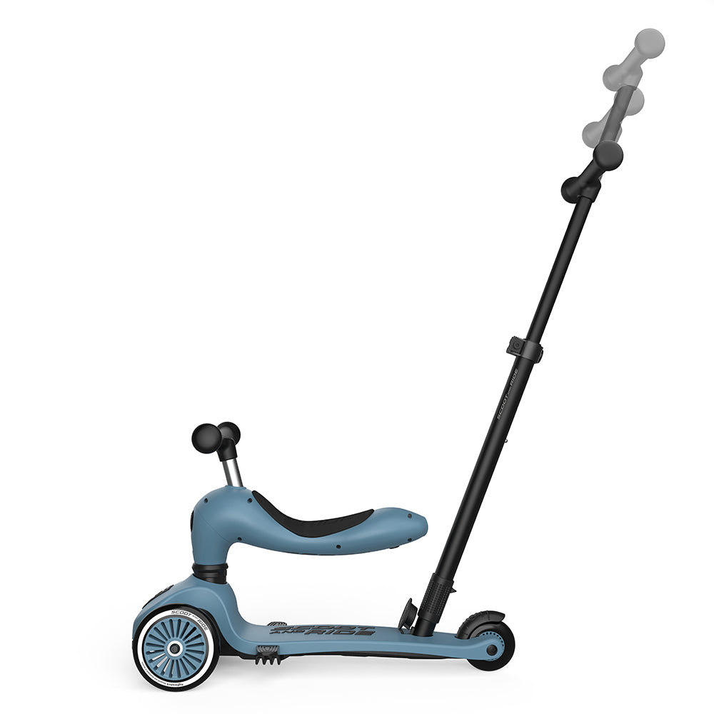 Scoot & Ride Highwaykick 1 Push & Go - Steel - Binky