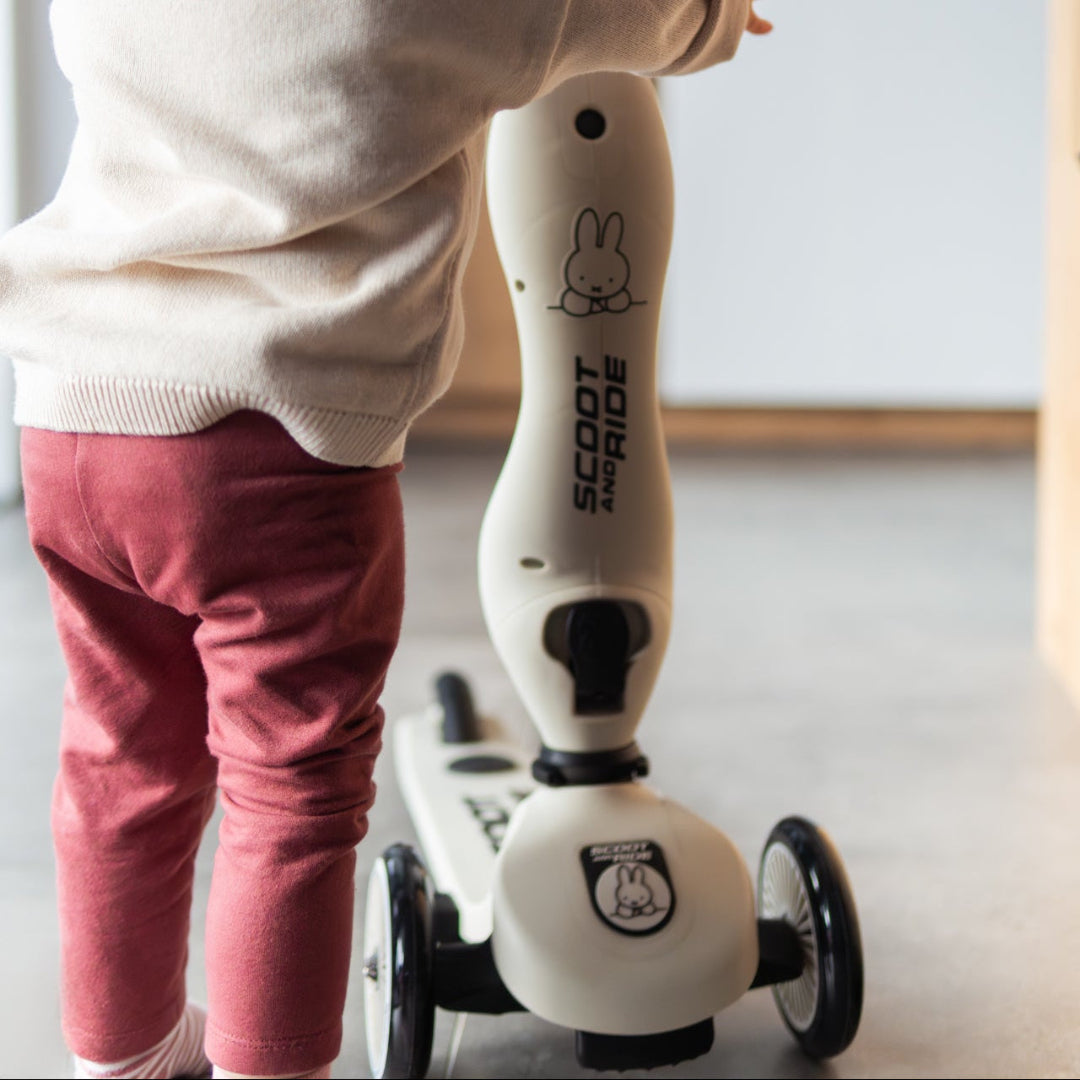 Scoot & Ride x Miffy Highwaykick 1 Push & Go – Ash | Limited Edition