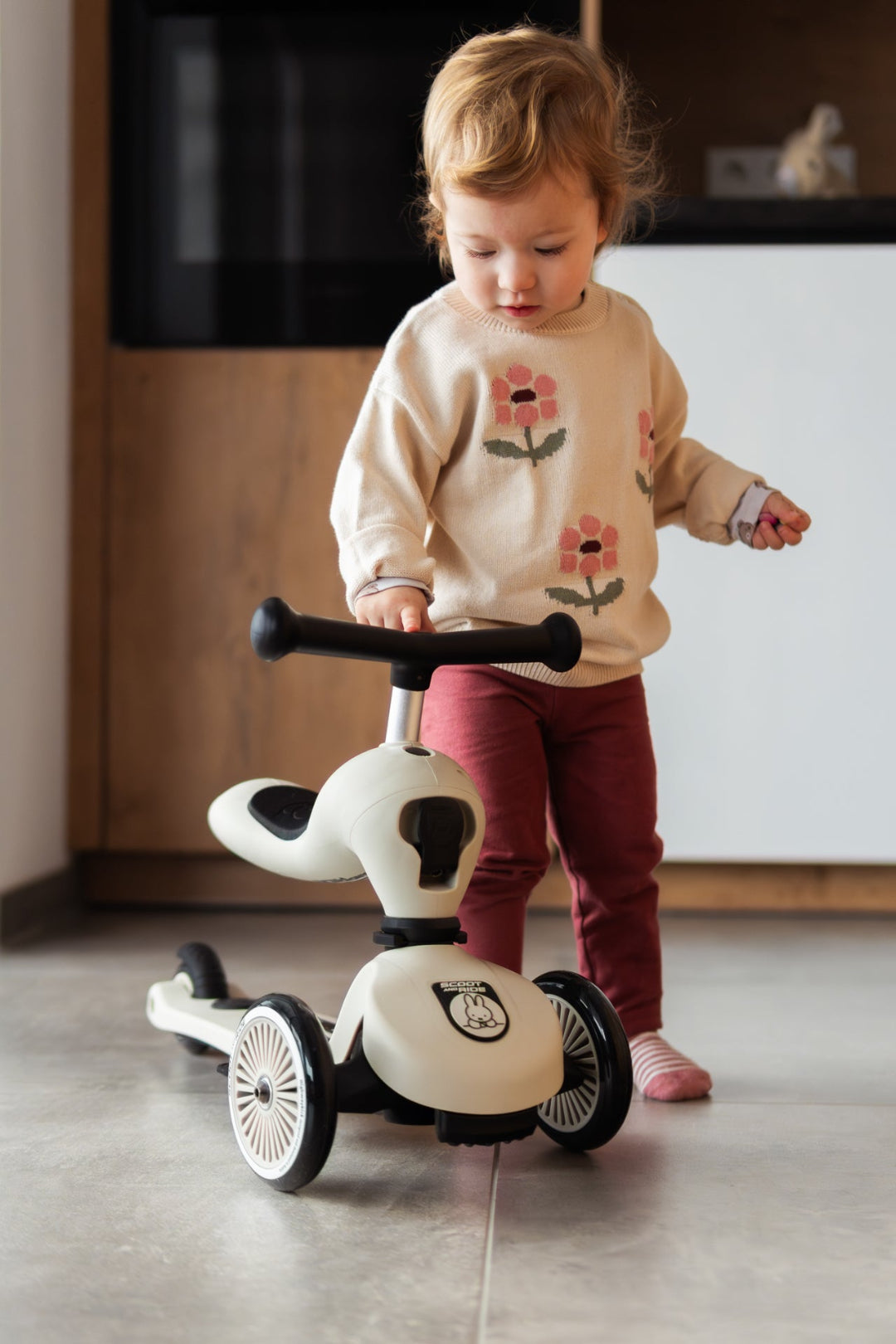 Scoot & Ride x Miffy Highwaykick 1 Push & Go – Ash | Limited Edition