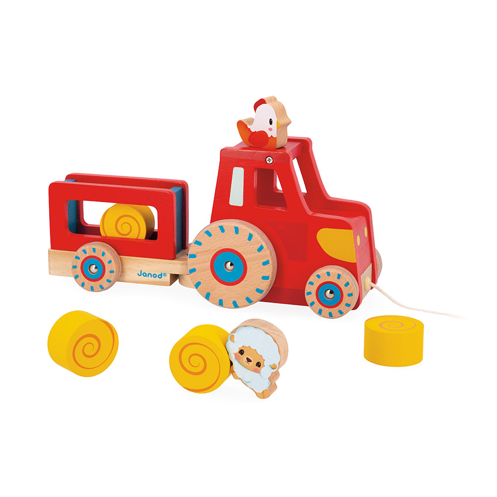Pull along tractor - Binky