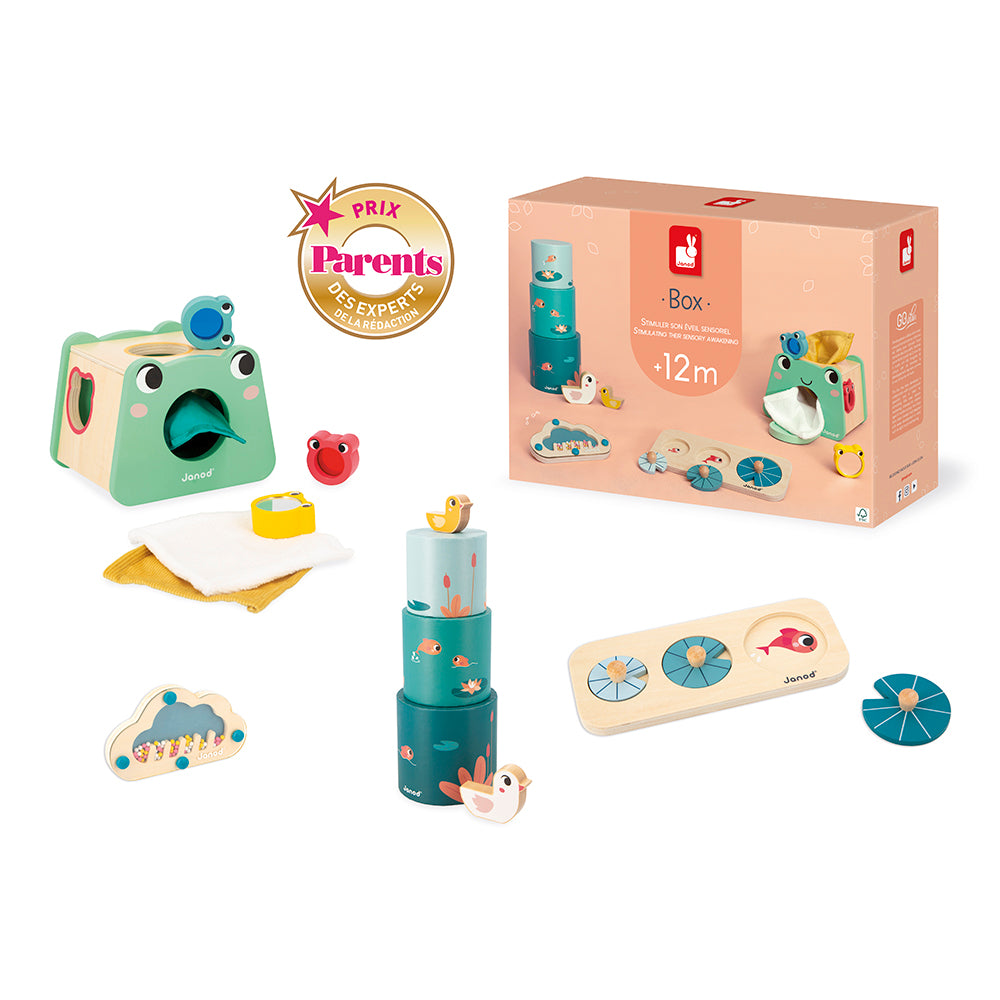 Janod Box of Toys - 12 months - Binky