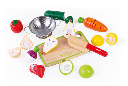 Janod Market fruit and Vegetable Maxi Set - Binky