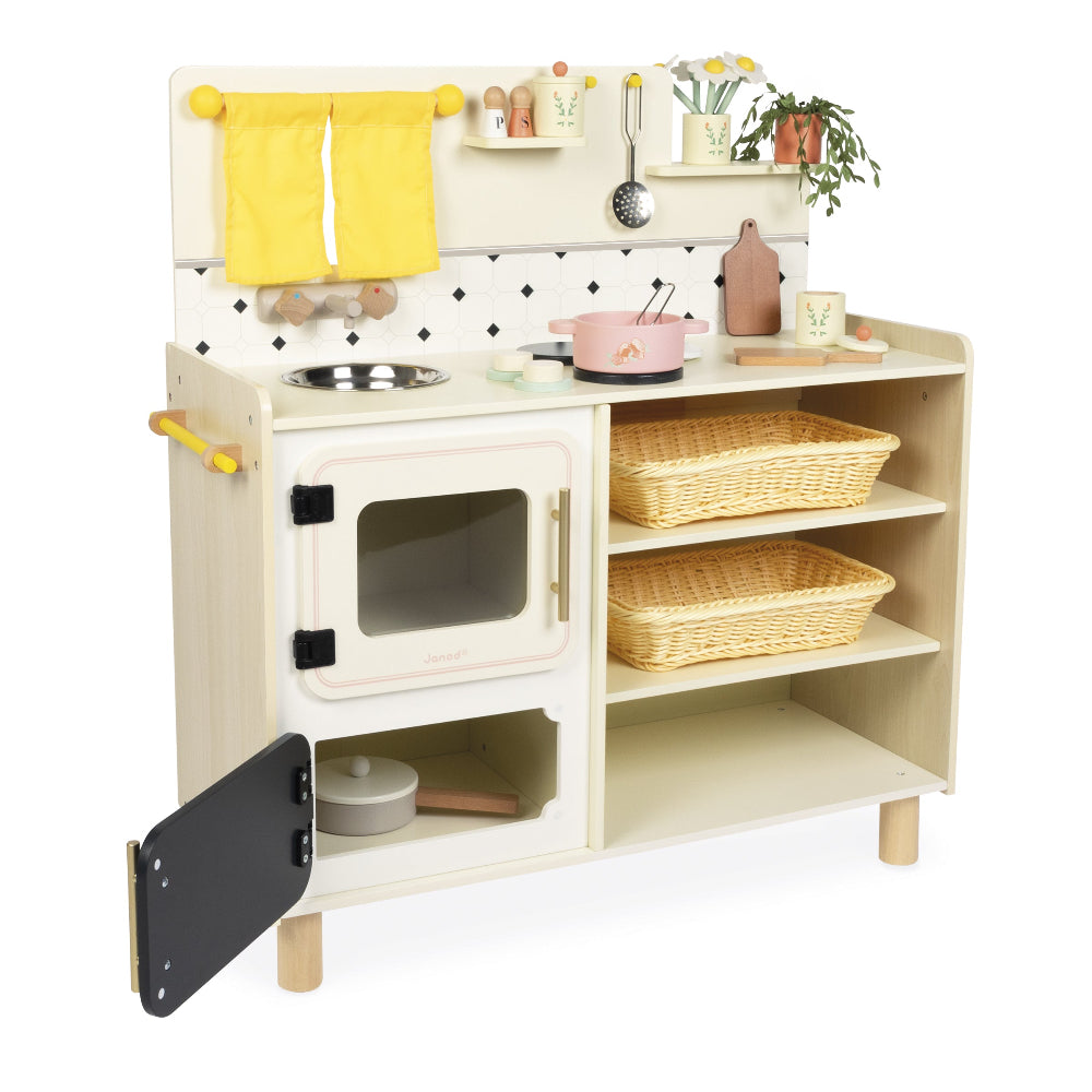 Janod Shiny Large Well Equipped Grandma Cooker - Binky