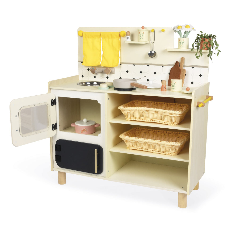 Janod Shiny Large Well Equipped Grandma Cooker - Binky