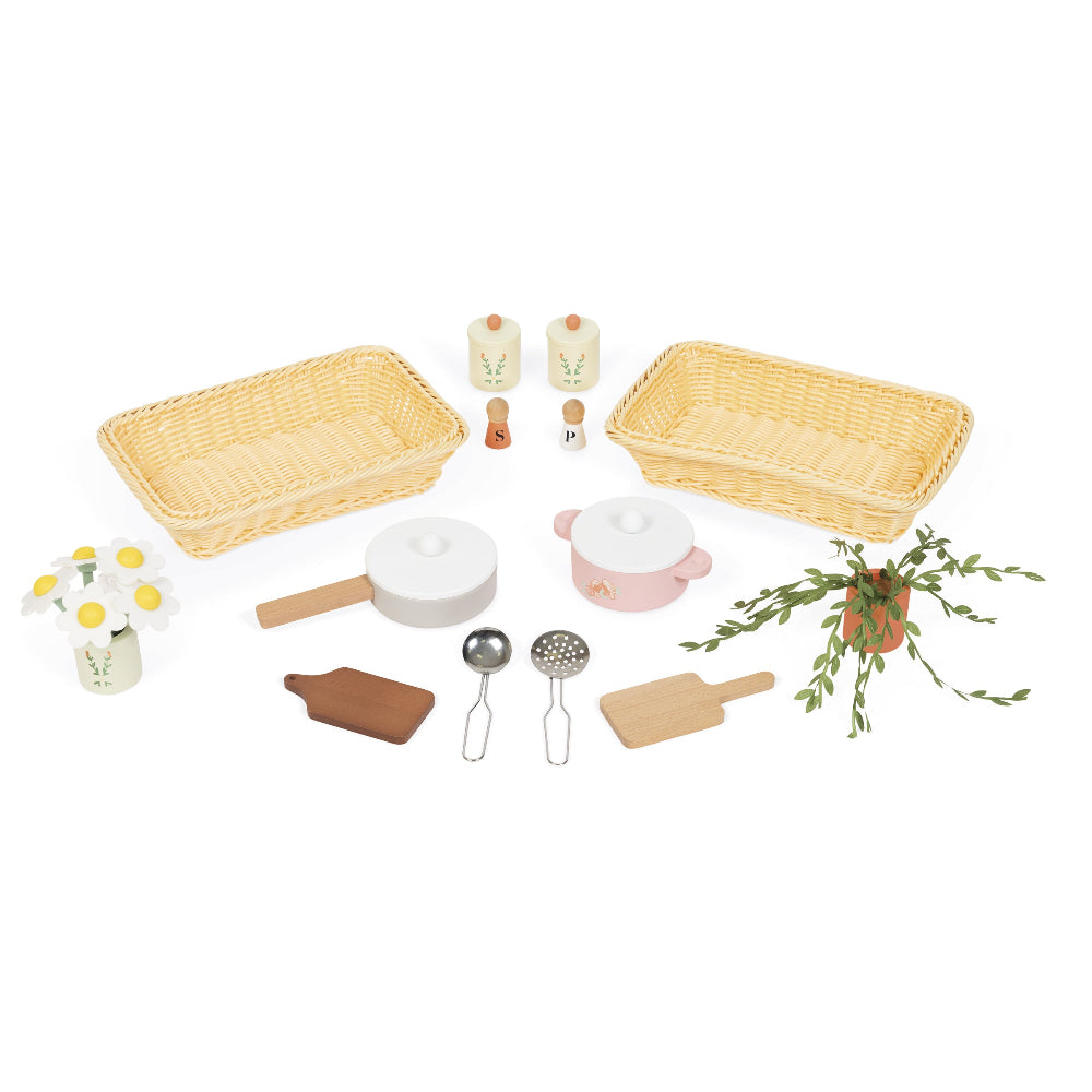 Janod Shiny Large Well Equipped Grandma Cooker - Binky