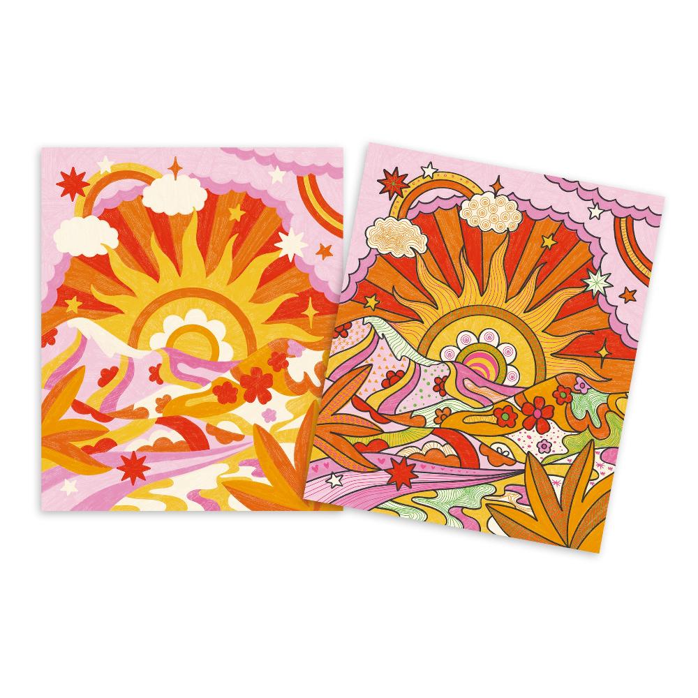 Contours and Glitter Patterns - Dreamland - Binky