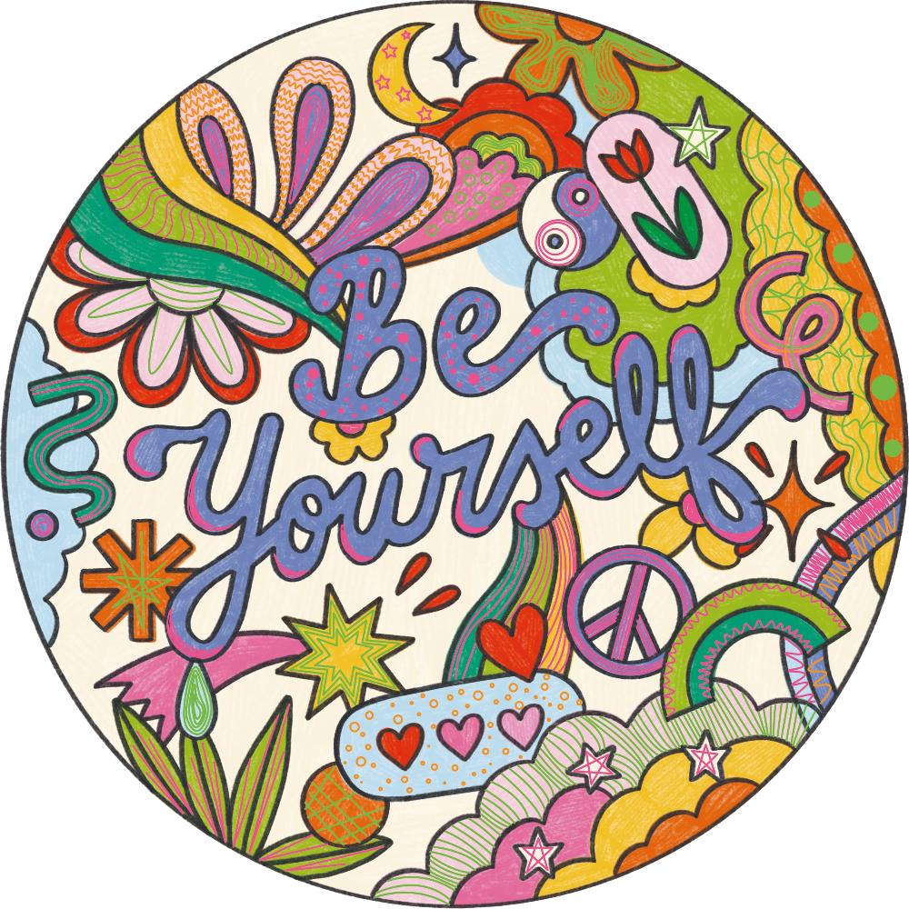 Contours and Glitter Patterns - Dreamland - Binky