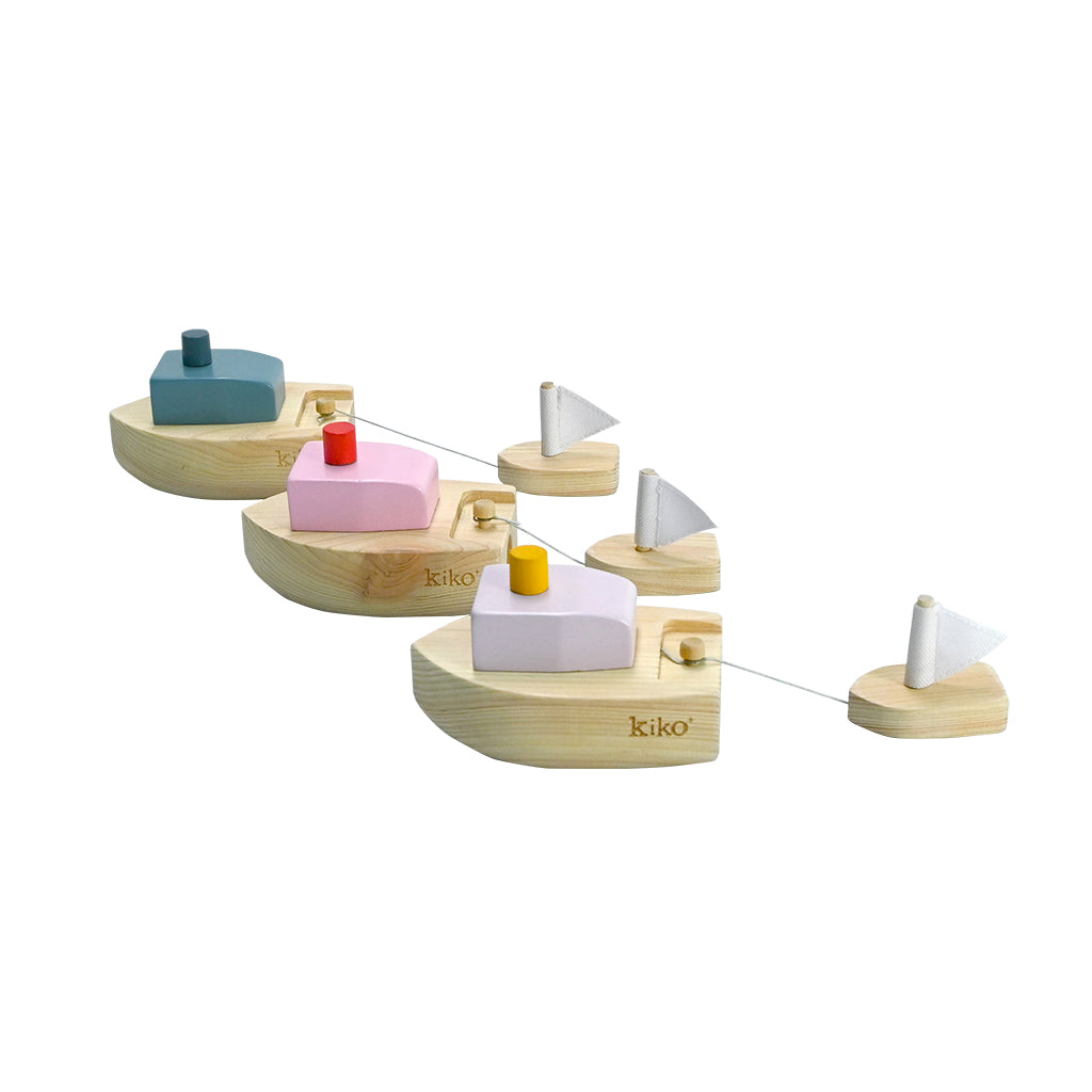 Ofune Wind-Up Boat Pink - Binky
