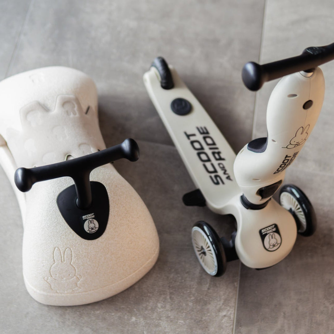 Scoot & Ride x Miffy Highwaykick 1 Push & Go – Ash | Limited Edition