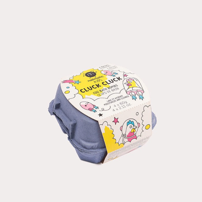 4 Egg Bath Bombs - Cluck Cluck - Binky