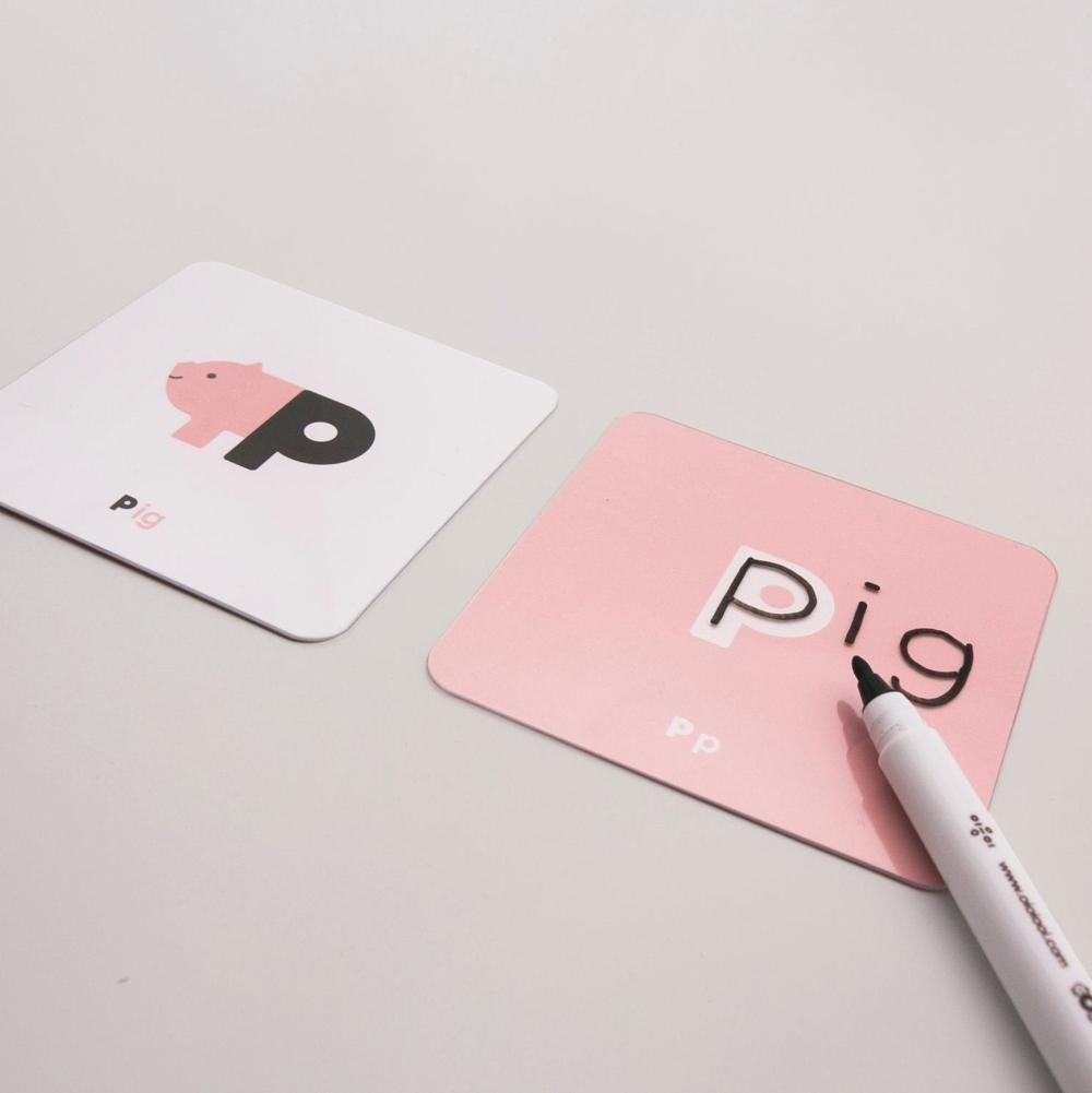 Alphabet Play Cards - Binky