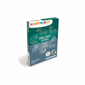 Kidywolf KIDYDRAW MINI Extra Cards Kit box in green and blue, Animals Around the World and Oceans and Pirates refill pack with 60 extra drawings