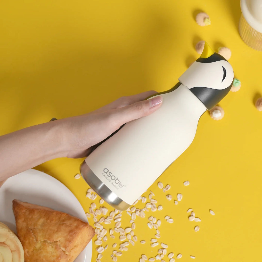 ASOBU Penguin Bestie Insulated Water Bottle (460ml / 16oz)