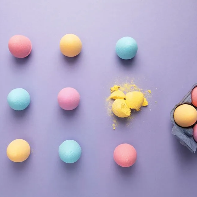 4 Egg Bath Bombs - Cluck Cluck - Binky